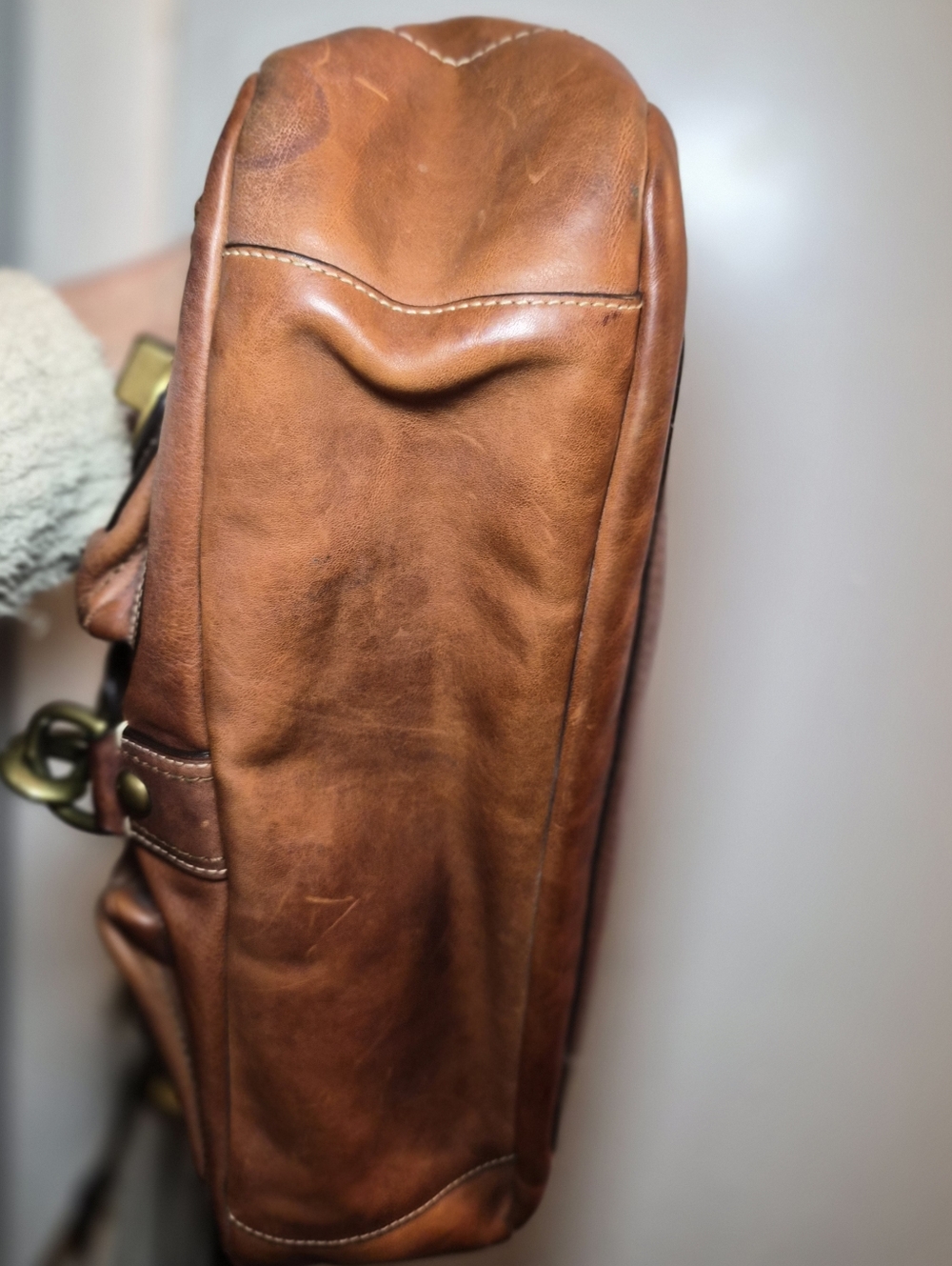 Authentic COACH Legacy Mandy Satchel 65th Anniversary Whiskey Leather #10331 - Picture 12 of 13